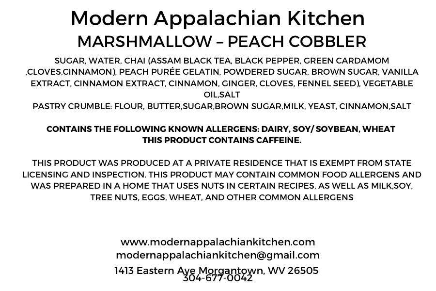 Peach Cobbler Marshmallow