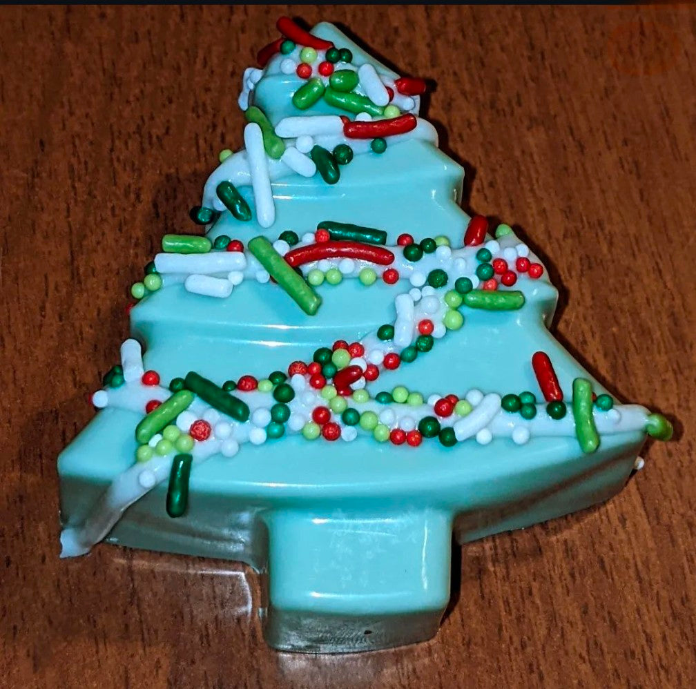 Chocolate Covered Marshmallow Christmas Trees