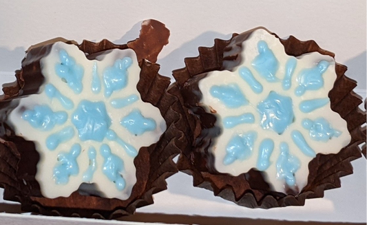 Peppermint Marshmallow Snowflakes