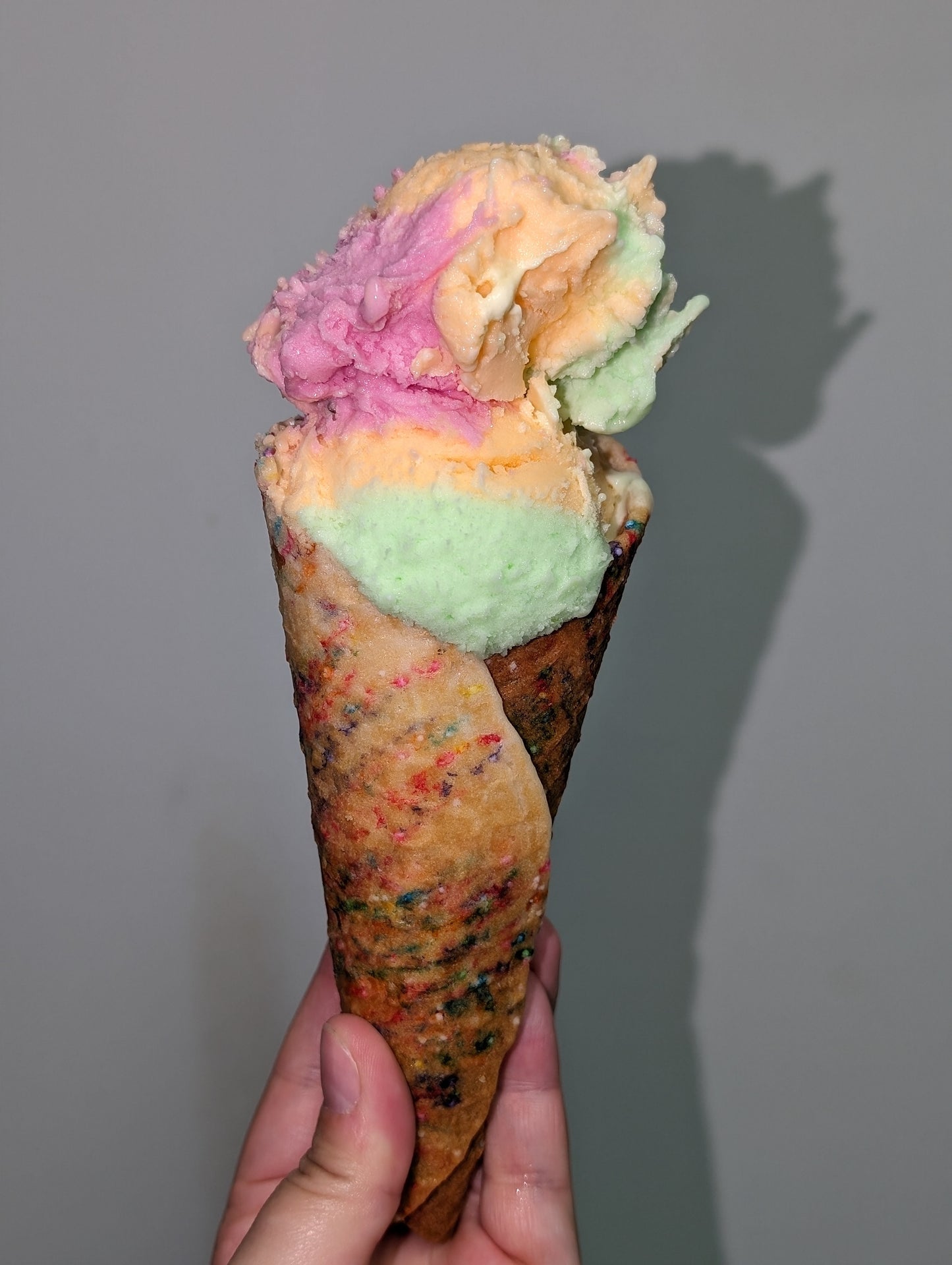 Sprinkle Waffle Cones