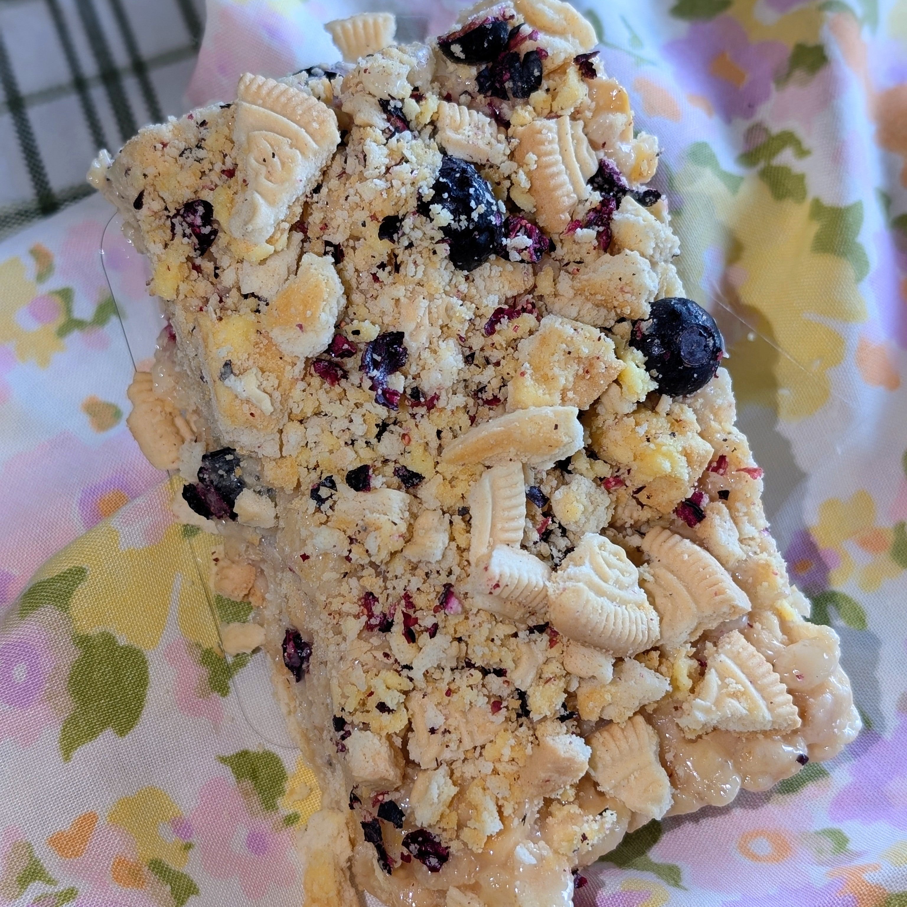 Lemon Blueberry Rice Crispy